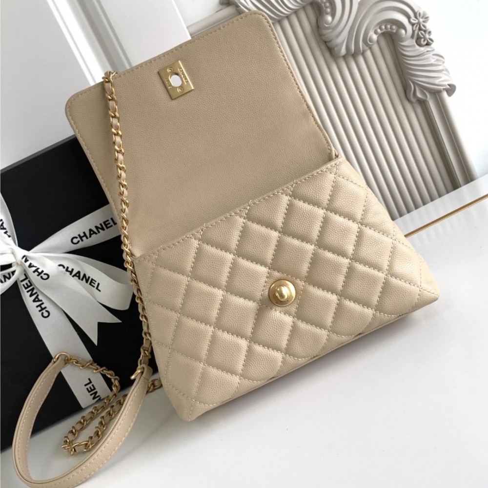 Chanel Classic Cream White Diamond Check Small Classic Flap Chain Bag Chanel Classic Cream White Diamond Check Small Classic Flap Chain Bag