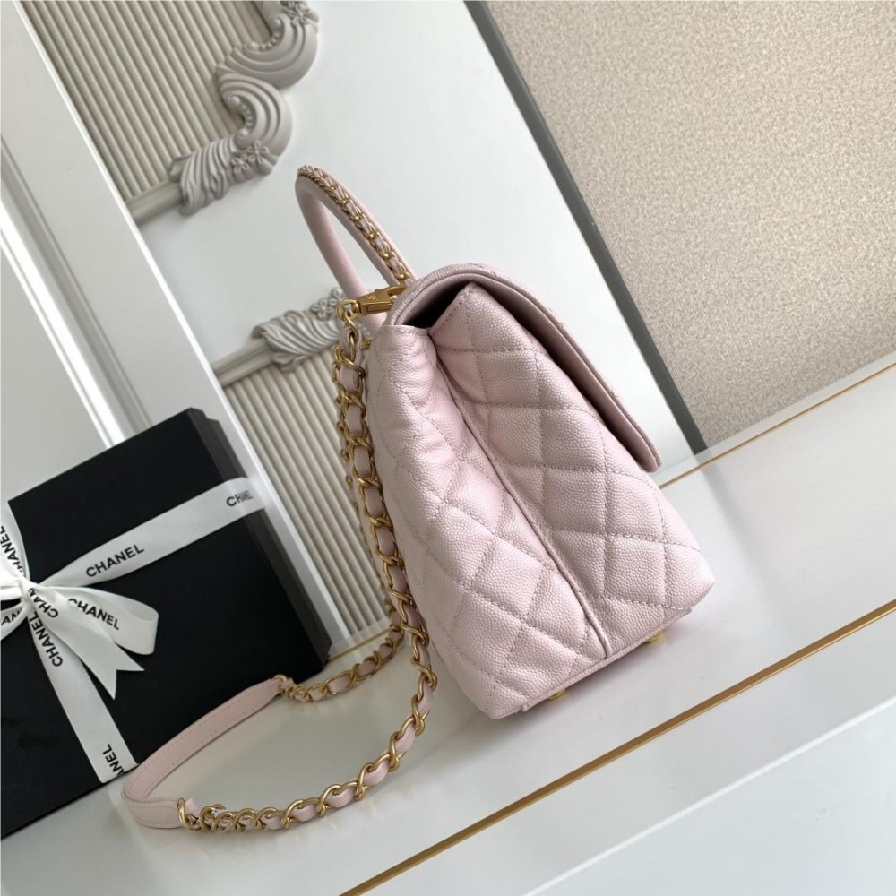 Chanel Classic Purple Pink Diamond Check Medium Classic Flap Chain Bag Chanel Classic Purple Pink Diamond Check Medium Classic Flap Chain Bag