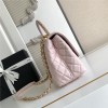 Chanel Classic Purple Pink Diamond Check Medium Classic Flap Chain Bag Chanel Classic Purple Pink Diamond Check Medium Classic Flap Chain Bag