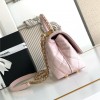 Chanel Classic Purple Pink Diamond Check Small Classic Flap Chain Bag Chanel Classic Purple Pink Diamond Check Small Classic Flap Chain Bag
