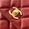 Chanel Classic Red Diamond Check Medium Classic Flap Chain Bag Chanel Classic Red Diamond Check Medium Classic Flap Chain Bag