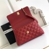 Chanel Classic Red Diamond Check Medium Classic Flap Chain Bag Chanel Classic Red Diamond Check Medium Classic Flap Chain Bag