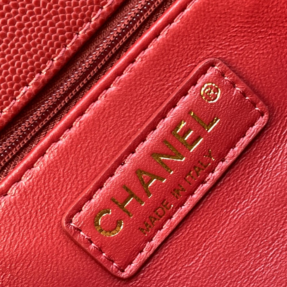Chanel Classic Red Diamond Check Medium Classic Flap Chain Bag Chanel Classic Red Diamond Check Medium Classic Flap Chain Bag