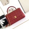 Chanel Classic Red Diamond Check Large Classic Flap Chain Bag Chanel Classic Red Diamond Check Large Classic Flap Chain Bag