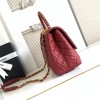 Chanel Classic Red Diamond Check Large Classic Flap Chain Bag Chanel Classic Red Diamond Check Large Classic Flap Chain Bag