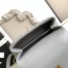 Chanel Classic Light Green Diamond Check Large Classic Flap Chain Bag Chanel Classic Light Green Diamond Check Large Classic Flap Chain Bag