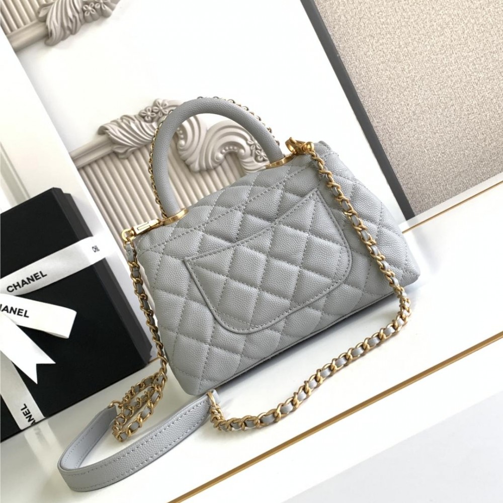 Chanel Classic Light Green Diamond Check Small Classic Flap Chain Bag Chanel Classic Light Green Diamond Check Small Classic Flap Chain Bag