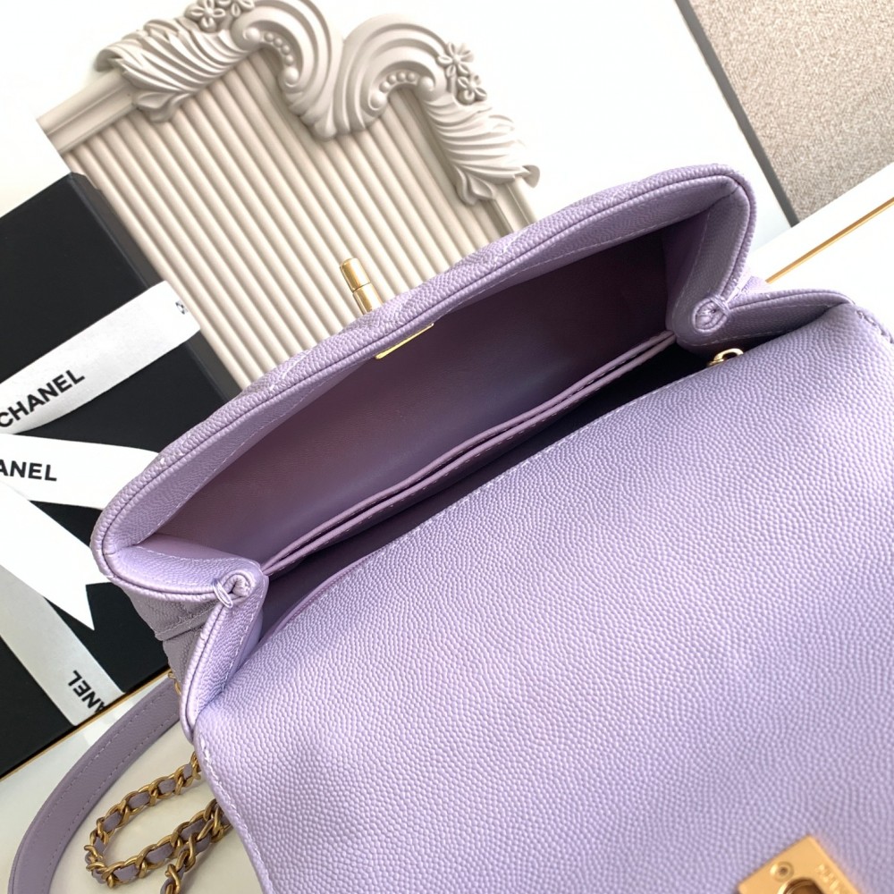 Chanel Classic Violet Diamond Check Medium Classic Flap Chain Bag Chanel Classic Violet Diamond Check Medium Classic Flap Chain Bag