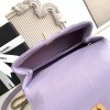 Chanel Classic Violet Diamond Check Medium Classic Flap Chain Bag Chanel Classic Violet Diamond Check Medium Classic Flap Chain Bag
