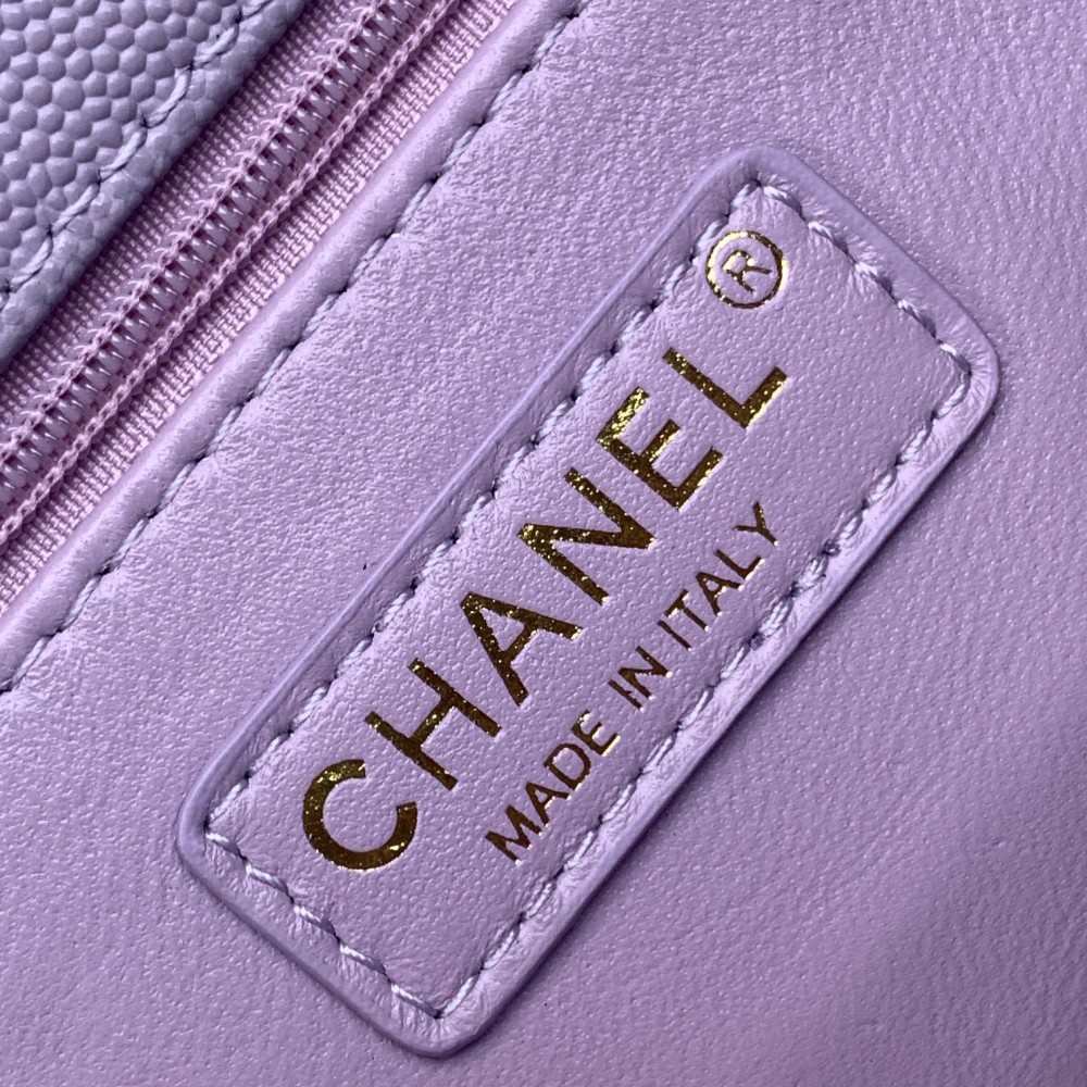 Chanel Classic Violet Diamond Check Large Classic Flap Chain Bag Chanel Classic Violet Diamond Check Large Classic Flap Chain Bag