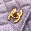 Chanel Classic Violet Diamond Check Small Classic Flap Chain Bag Chanel Classic Violet Diamond Check Small Classic Flap Chain Bag