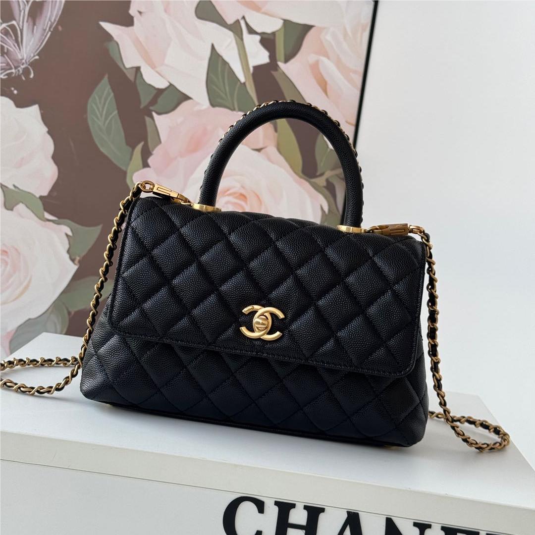 Chanel Classic Pure Black Diamond Check Medium Classic Flap Chain Bag Chanel Classic Pure Black Diamond Check Medium Classic Flap Chain Bag