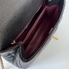 Chanel Classic Pure Black Diamond Check Medium Classic Flap Chain Bag Chanel Classic Pure Black Diamond Check Medium Classic Flap Chain Bag