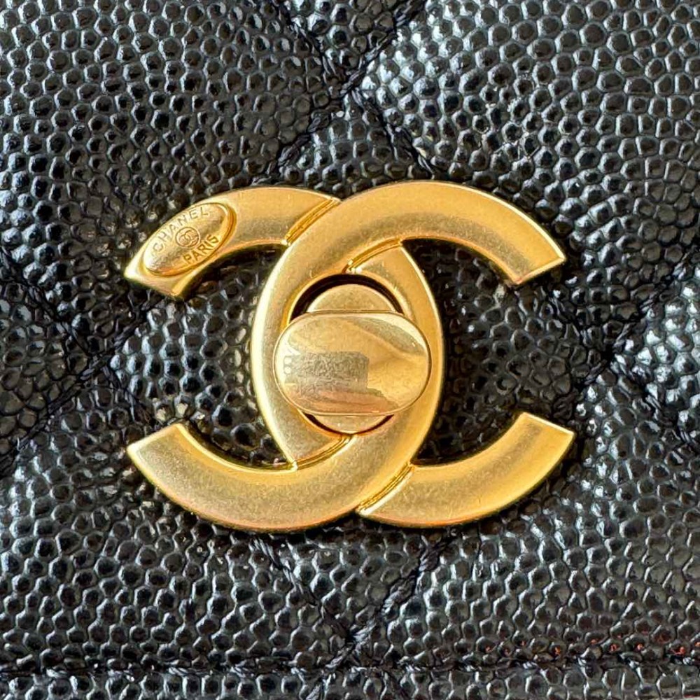 Chanel Classic Black Diamond Check Small Classic Flap Chain Bag Chanel Classic Black Diamond Check Small Classic Flap Chain Bag