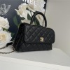 Chanel Classic Diamond Check Pure Black Medium Classic Flap Chain Bag Chanel Classic Diamond Check Pure Black Medium Classic Flap Chain Bag