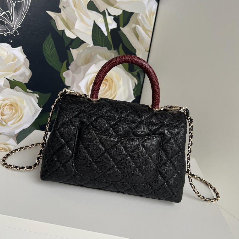 Chanel Classic Diamond Check Pure Black Medium Classic Flap Chain Bag Chanel Classic Diamond Check Pure Black Medium Classic Flap Chain Bag
