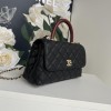 Chanel Classic Diamond Check Pure Black Medium Classic Flap Chain Bag Chanel Classic Diamond Check Pure Black Medium Classic Flap Chain Bag