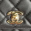 Chanel Classic Diamond Check Pure Black Medium Classic Flap Chain Bag Chanel Classic Diamond Check Pure Black Medium Classic Flap Chain Bag