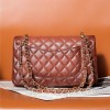 Chanel Honey Brown Diamond Check Flap Chain Large Tote Chanel Honey Brown Diamond Check Flap Chain Large Tote
