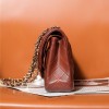 Chanel Honey Brown Diamond Check Flap Chain Large Tote Chanel Honey Brown Diamond Check Flap Chain Large Tote