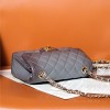 Chanel Obsidian Black Diamond Check Flap Chain Small Handbag Chanel Obsidian Black Diamond Check Flap Chain Small Handbag