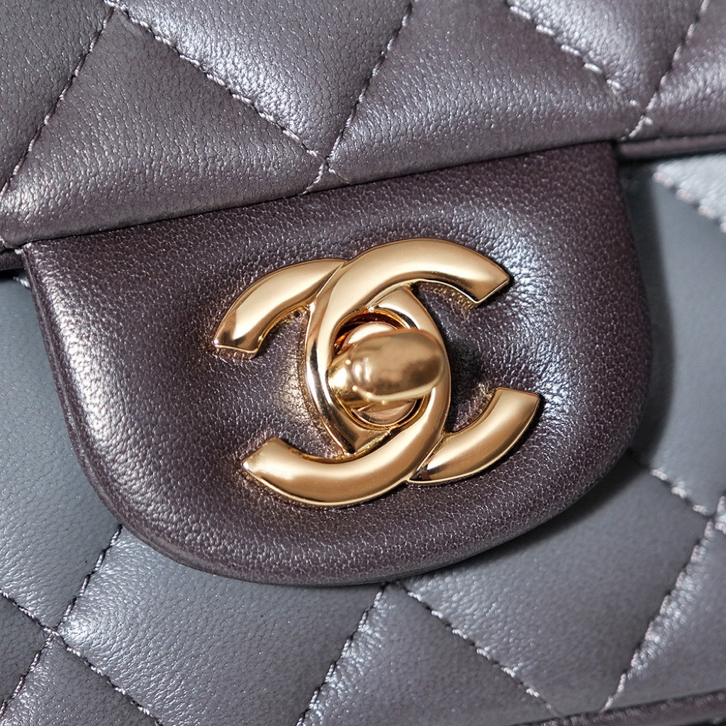 Chanel Obsidian Black Diamond Check Flap Chain Large Handbag Chanel Obsidian Black Diamond Check Flap Chain Large Handbag