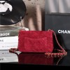 Chanel classic derivative crimson suede small handbag 2.55 Chain Bag Chanel classic derivative crimson suede small handbag 2.55 Chain Bag