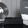 Chanel classic derivative pure black suede large handbag 2.55 Chain Bag Chanel classic derivative pure black suede large handbag 2.55 Chain Bag