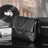 Chanel Classic Caviar Flap Black Diamond Check Leather Bag Chanel Classic Caviar Flap Black Diamond Check Leather Bag