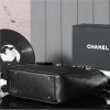 Chanel Classic Solid Metal Chain Strap Black Large Flap Bag Chanel Classic Solid Metal Chain Strap Black Large Flap Bag