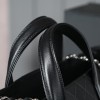 Chanel Classic Pure Metal Chain Strap Black Flap Bag Chanel Classic Pure Metal Chain Strap Black Flap Bag