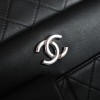 Chanel Classic Pure Metal Chain Strap Black Flap Bag Chanel Classic Pure Metal Chain Strap Black Flap Bag