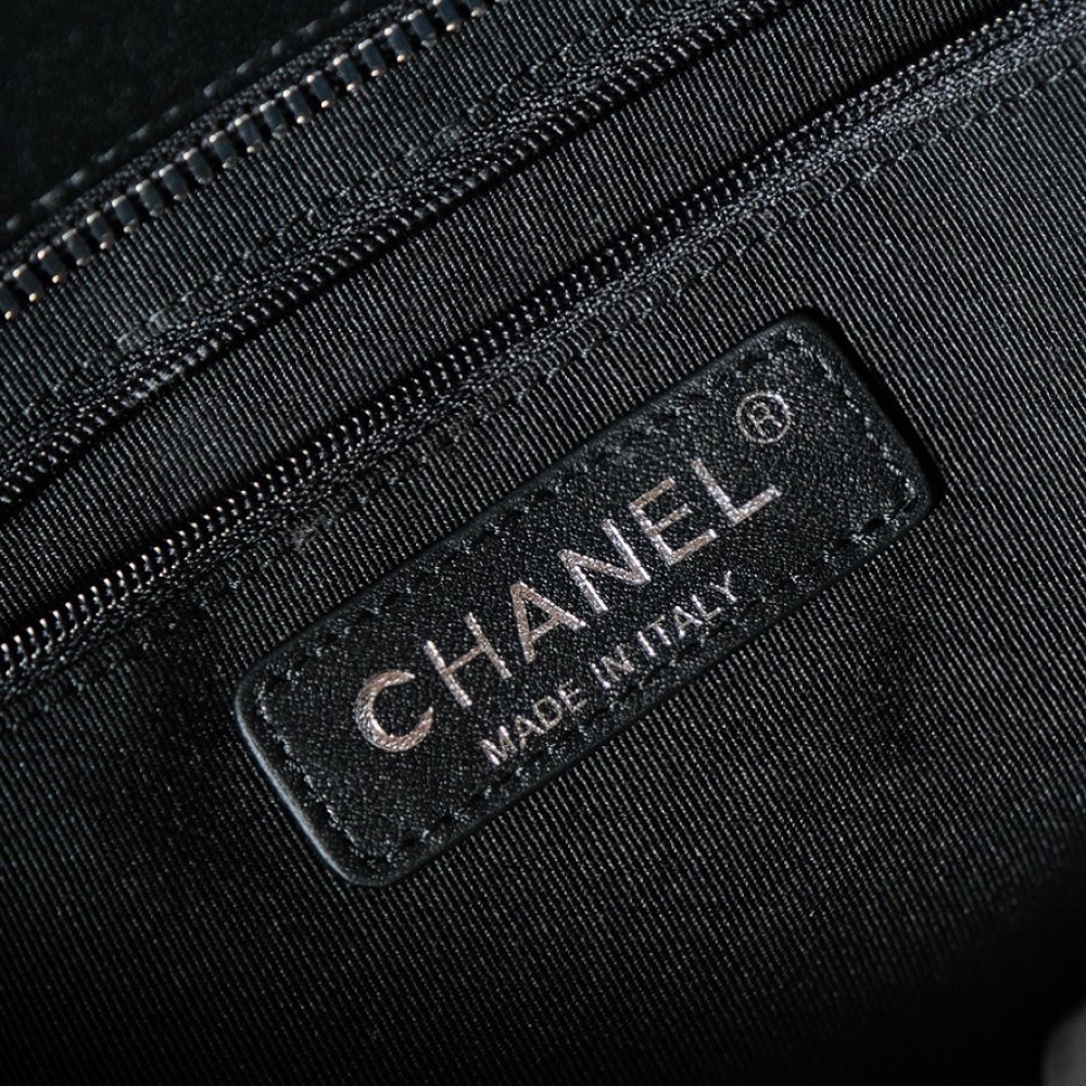 Chanel Classic Pure Metal Chain Strap Black Flap Bag Chanel Classic Pure Metal Chain Strap Black Flap Bag
