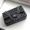 Chanel Classic Flap Diamond Check Black Leather Chain Bag Chanel Classic Flap Diamond Check Black Leather Chain Bag
