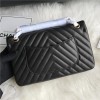 Chanel Boy Classic Flap Bag in Black Leather with Gold Lock Chain Chanel Boy Classic Flap Bag in Black Leather with Gold Lock Chain
