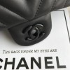 Chanel Boy Classic Flap Pure Black Leather Chain Bag Chanel Boy Classic Flap Pure Black Leather Chain Bag