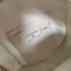 Chanel classic diamond check bright white leather chain bag Chanel classic diamond check bright white leather chain bag