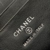 Chanel classic Coco Handle series bright black lambskin silver hardware chain bag Chanel classic Coco Handle series bright black lambskin silver hardware chain bag