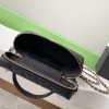 Chanel classic Coco Handle series bright black lambskin gold hardware chain bag Chanel classic Coco Handle series bright black lambskin gold hardware chain bag