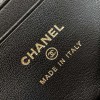 Chanel classic Coco Handle series bright black lambskin chain bag Chanel classic Coco Handle series bright black lambskin chain bag