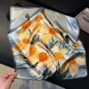 Traditional, exquisite, elegant, old-fashioned silk scarf