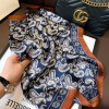 Traditional, exquisite, elegant, old-fashioned silk scarf