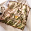 Traditional, exquisite, elegant, old-fashioned silk scarf