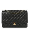 CHANEL Medium Classic Double Flap Bag Black Caviar Gold Hardware CHANEL Medium Classic Double Flap Bag Black Caviar Gold Hardware