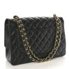 CHANEL Medium Classic Double Flap Bag Black Caviar Gold Hardware CHANEL Medium Classic Double Flap Bag Black Caviar Gold Hardware