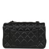 CHANEL Mini Rectangular Flap Bag SO Black Lambskin Black Hardware CHANEL Mini Rectangular Flap Bag SO Black Lambskin Black Hardware
