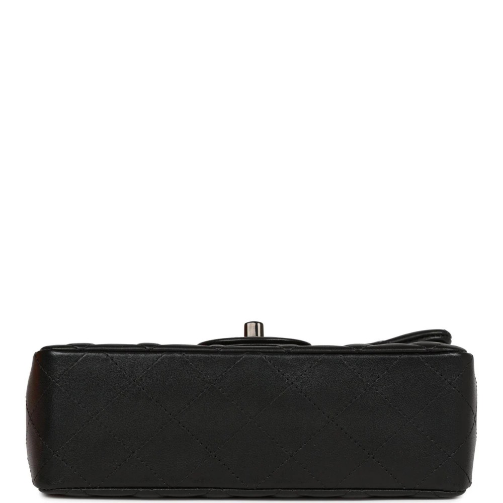 CHANEL Mini Rectangular Flap Bag SO Black Lambskin Black Hardware CHANEL Mini Rectangular Flap Bag SO Black Lambskin Black Hardware