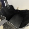 Christian Dior TOUJOURS classic rattan stitching black leather handbag Christian Dior TOUJOURS classic rattan stitching black leather handbag