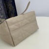 Christian Dior LADY DIOR classic small cannage stitching grey leather handbag Christian Dior LADY DIOR classic small cannage stitching grey leather handbag