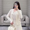 Christian Dior LADY DIOR denim white lambskin handbag Christian Dior LADY DIOR denim white lambskin handbag